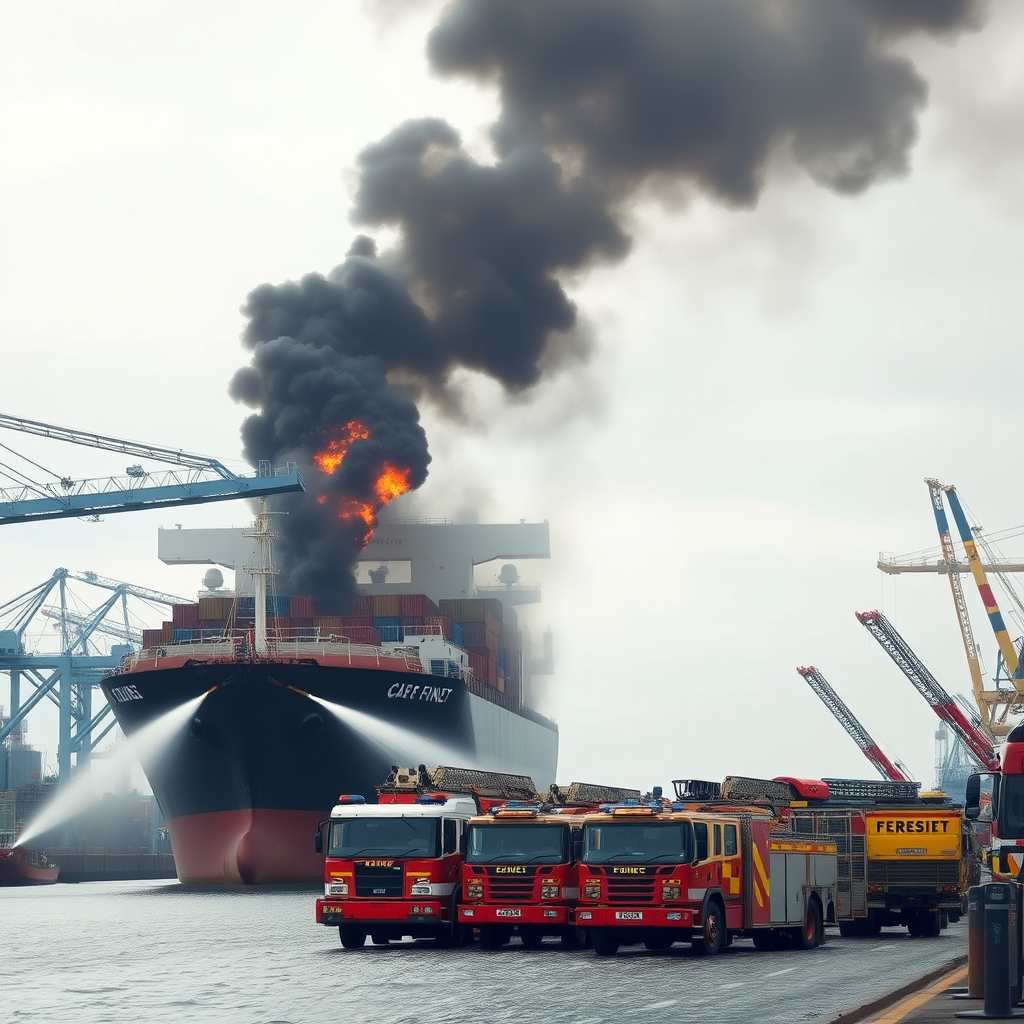 Police launch inquiry into Newport dockyard vessel blaze
